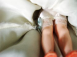 blonde bride fashion legs